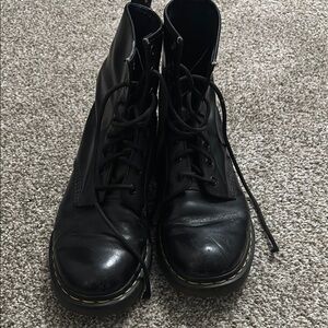 Dr. Martens Black Leather Boots